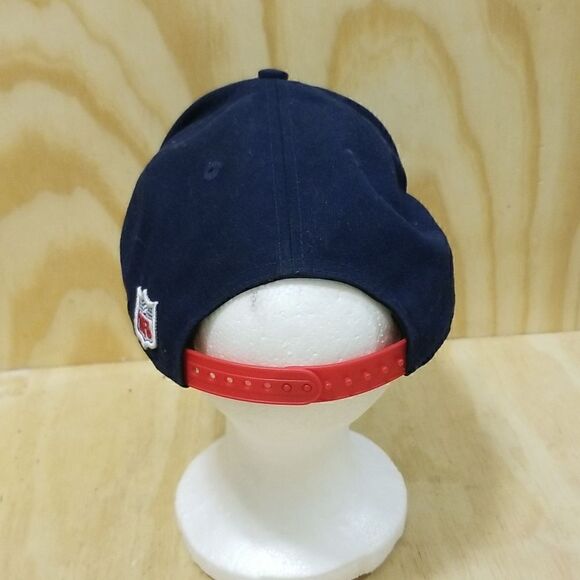 Vintage New England Patriots New Era NFL Vintage Blue Red Snapback Hat Ball Cap - Picture 3 of 7
